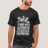 Duterte Bring Him Home Philippines PRRD DU30 Suppo Tシャツ (正面)