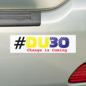 Duterte DU30のバンパーステッカー バンパーステッカー (車上)