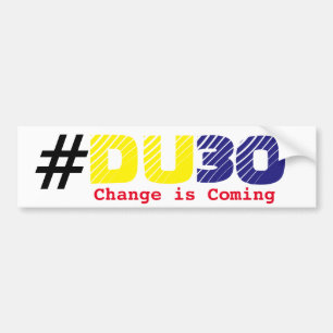 Duterte DU30のバンパーステッカー バンパーステッカー