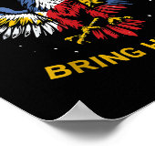 Duterte Supporter Shirt 2025, Bring Him Home Eagle ポスター (角)