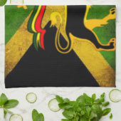 Duttyの凝灰岩Jahmaica キッチンタオル (折り畳み)