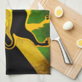 Duttyの凝灰岩Jahmaica キッチンタオル (四つ折り)