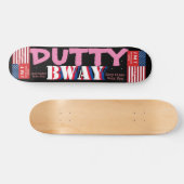 DUTTY BWAY JMT 7 3/4" スケートボードデッキ (横)