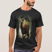 DuttyTees Rasta Lion Three Tシャツ (正面)