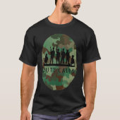 Duty Calls Cool Camouflage Soldier Figurines Tシャツ (正面)