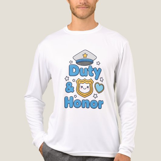 Duty & Honor – Proud to Protect トライブレンドＴシャツ (正面)