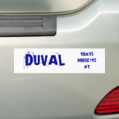 DUVAL バンパーステッカー (車上)