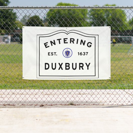 Duxbury maへようこそ 横断幕 (インサイチュ)
