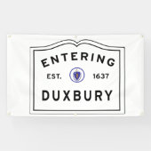 Duxbury maへようこそ 横断幕 (横)