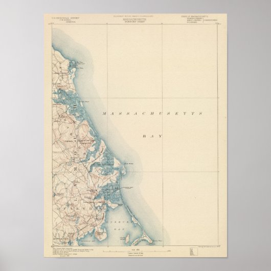 Duxbury, Massachusetts ポスター (正面)