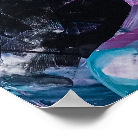 DV認識度アート ポスター (角)