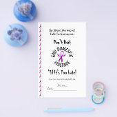 DVAリボン（人間化） チラシ (シングル)