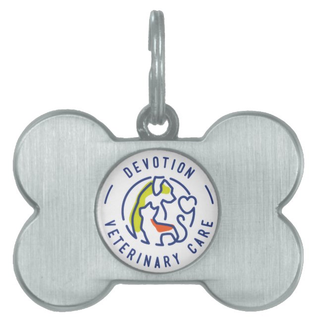 DVC Bone Dog Tag ペットネームタグ (正面)