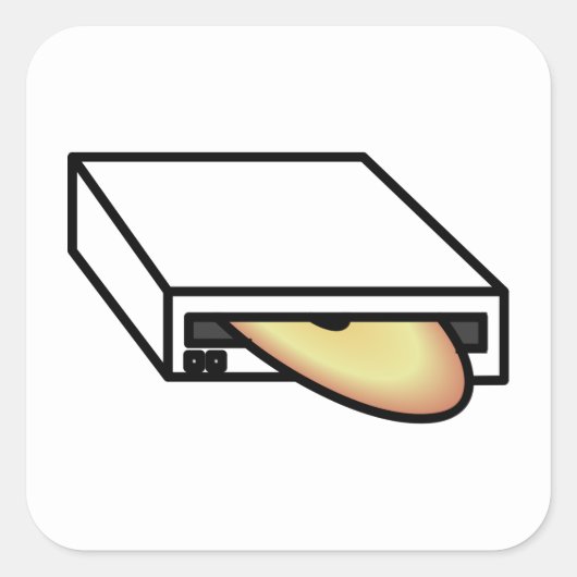 DVDドライブ スクエアシール (正面)