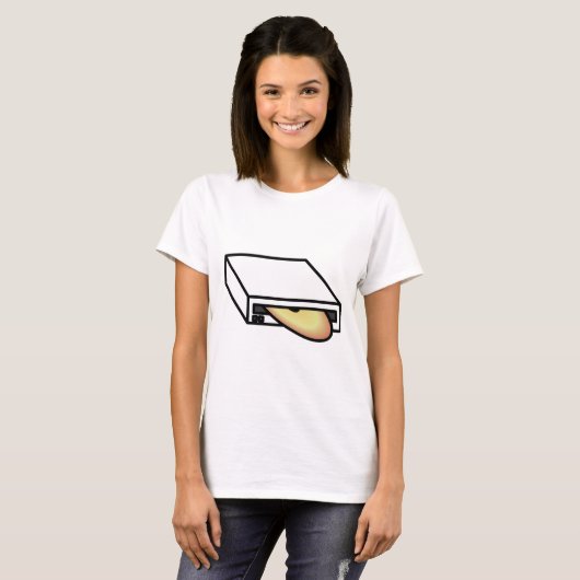 DVDドライブ Tシャツ (正面フル)