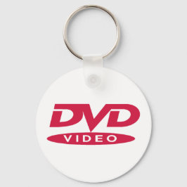 DVD Video Red Logo - Keys キーホルダー