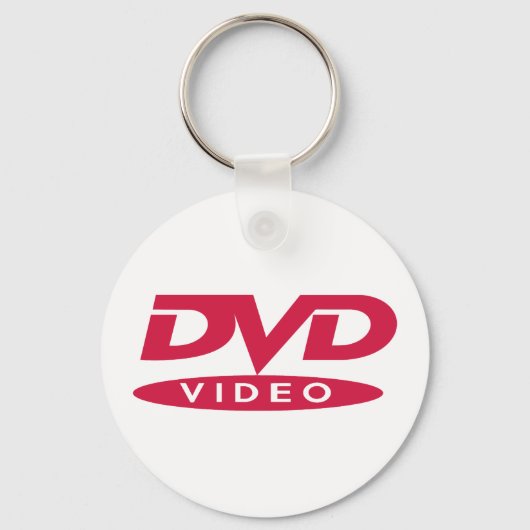 DVD Video Red Logo - Keys キーホルダー (正面)