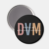 DVM獣医ギフト マグネット (正面/裏面)
