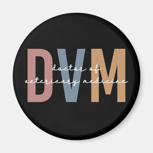DVM獣医ギフト マグネット (正面)