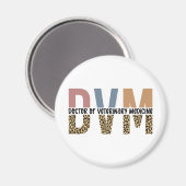 DVM獣医ヒョウ印刷 マグネット (正面/裏面)
