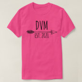 DVM Est 2021 Doctor of Veterinary Medicine 2021 Gr Tシャツ (デザイン正面)