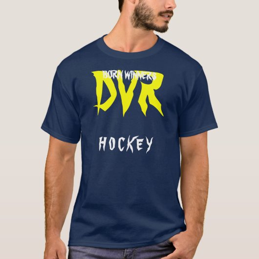 DVR、H O C K E Yの生まれる勝者 Tシャツ (正面)