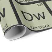 Dw - Dill Weed Chemistry周期表記号 ラッピングペーパー (ロールコーナー)