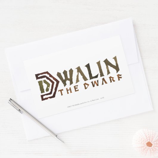 Dwalin Name 長方形シール (封筒)