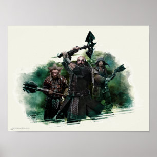 Dwalin、Nori、Bofurの図 ポスター