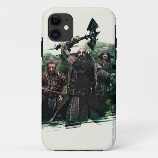 Dwalin、Nori、Bofurの図 Case-Mate iPhoneケース (裏面)
