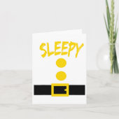 Dwarf Costume - Fun Halloween Gift Idea - Sleepy  カード (正面)