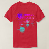 Dwarf Planets Science Space Solar Astronomy System Tシャツ (デザイン正面)
