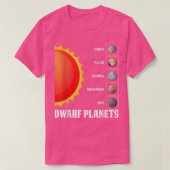 Dwarf Planets Space Explorer Astronaut Astronomer Tシャツ (デザイン正面)
