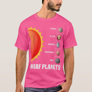 Dwarf Planets Space Explorer Astronaut Astronomer Tシャツ