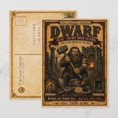 Dwarf, Vintage Circus Monster ポストカード (正面/裏面)