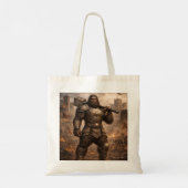 Dwarven Forge Scene Tote Bag – Fantasy Blacksmith  トートバッグ (裏面)