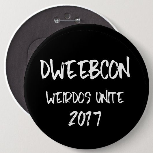 Dweebconボタン 缶バッジ (正面&裏面)