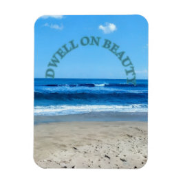 Dwell on beauty beach scene  マグネット