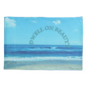 Dwell on beauty beach scene  枕カバー (裏面)