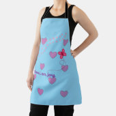 dwell on joy hearts and paw prints Apron エプロン (インサイチュ)