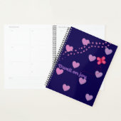 dwell on joy hearts and paw prints daily planner プランナー手帳 (ディスプレー)