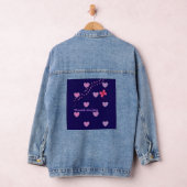 dwell on joy hearts and paw prints denim jacket デニムジャケット (ハンガー)