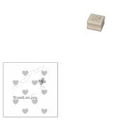 dwell on joy inspirational sticker ラバースタンプ (押印)