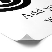 Dwenimmen – 強さと謙虚さAdinkraシンボル ポスター (角)