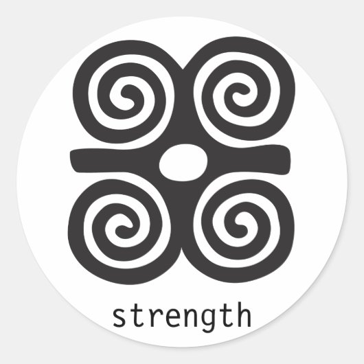 Dwennimmenグリーティングカード ラウンドシール (正面)