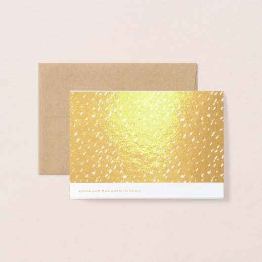 Dwennimmen |の強さの謙遜のAdinkraの記号 箔カード (裏面封筒付き)