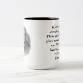 Dwight Eisenhowerの自由の引用文 ツートーンマグカップ (中央)