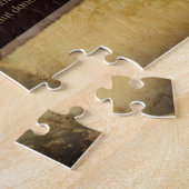 Dwight Eisenhower感動的引用文「リーダーシップ」 ジグソーパズル (側面)