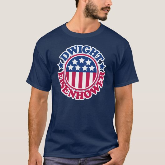 Dwight Eisenhower米国の大統領 Tシャツ (正面)