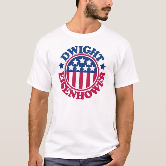 Dwight Eisenhower米国の大統領 Tシャツ (正面)